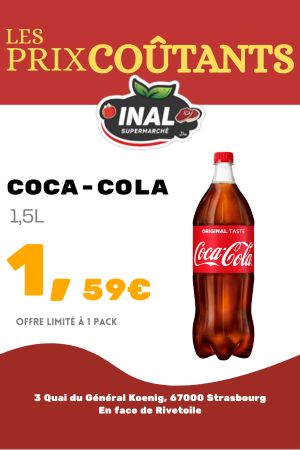 Coca-cola prix coutant