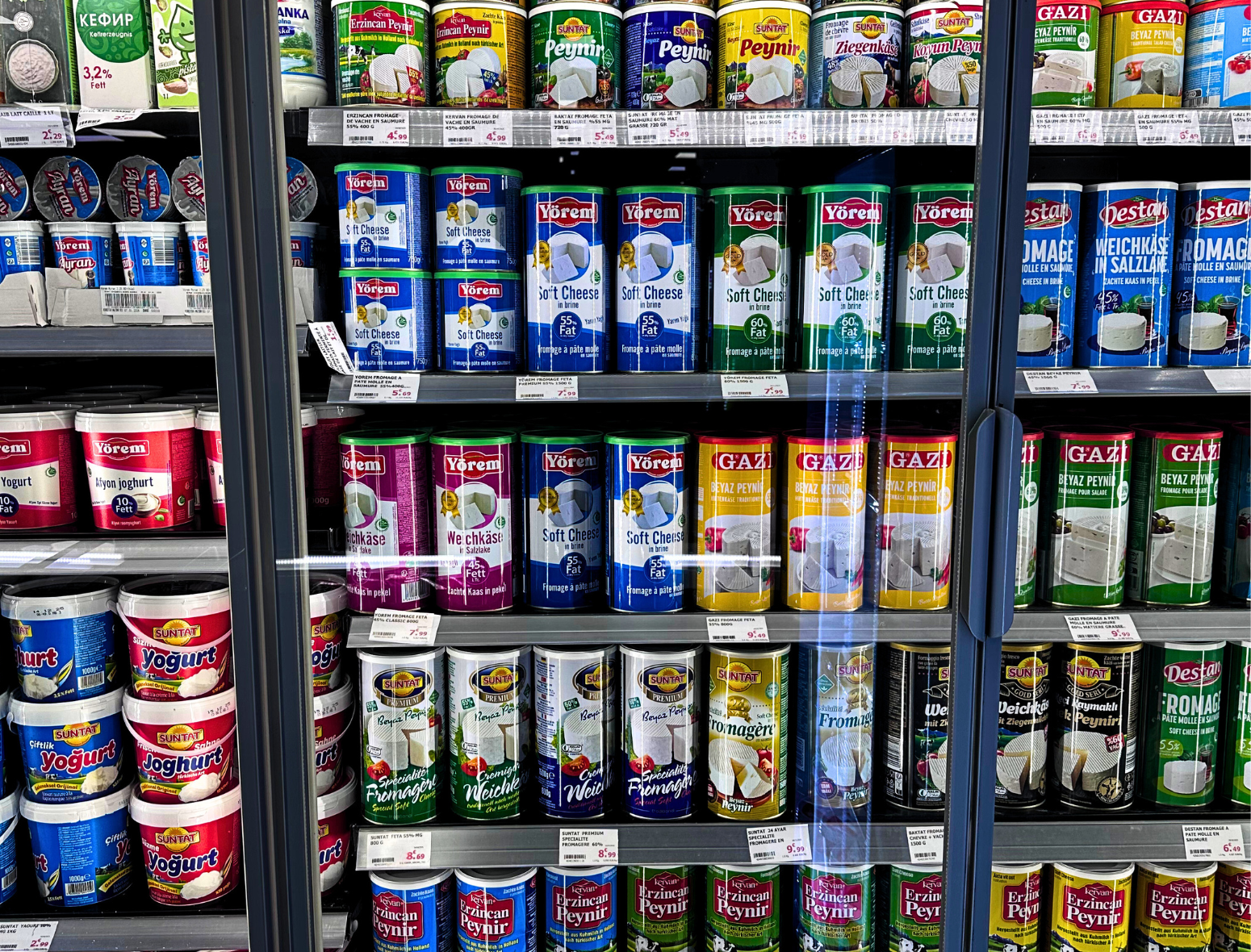 Produits au frais charcuterie fromages ayran