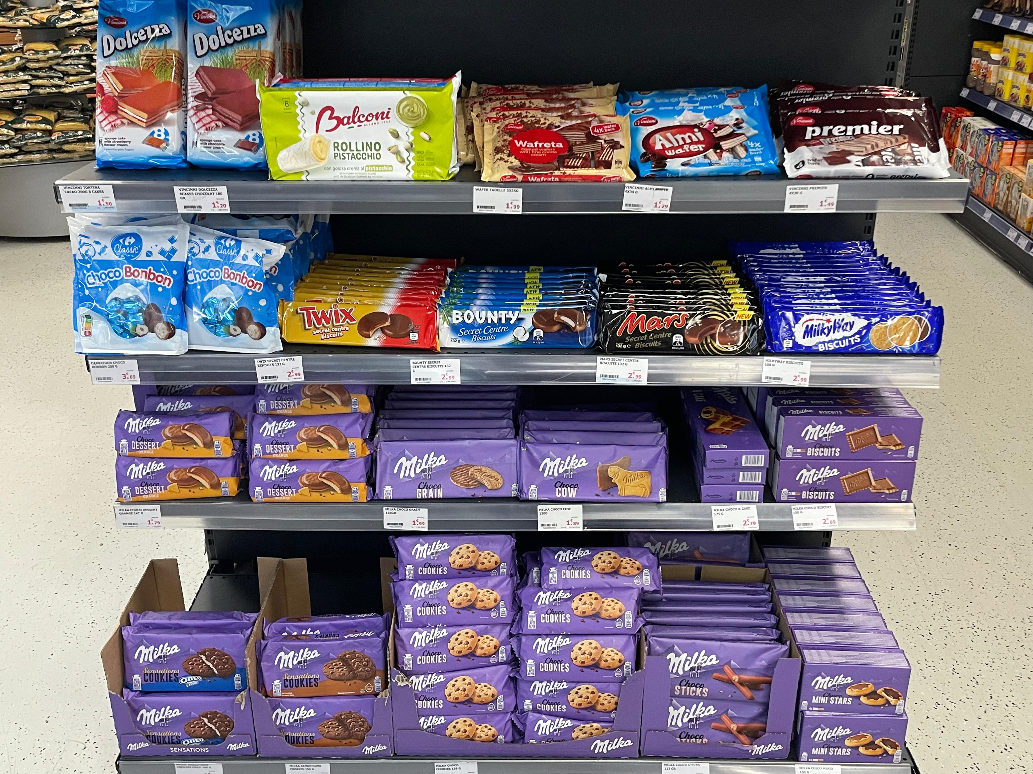 Gâteaux populaires Milka Oreo Prince BN