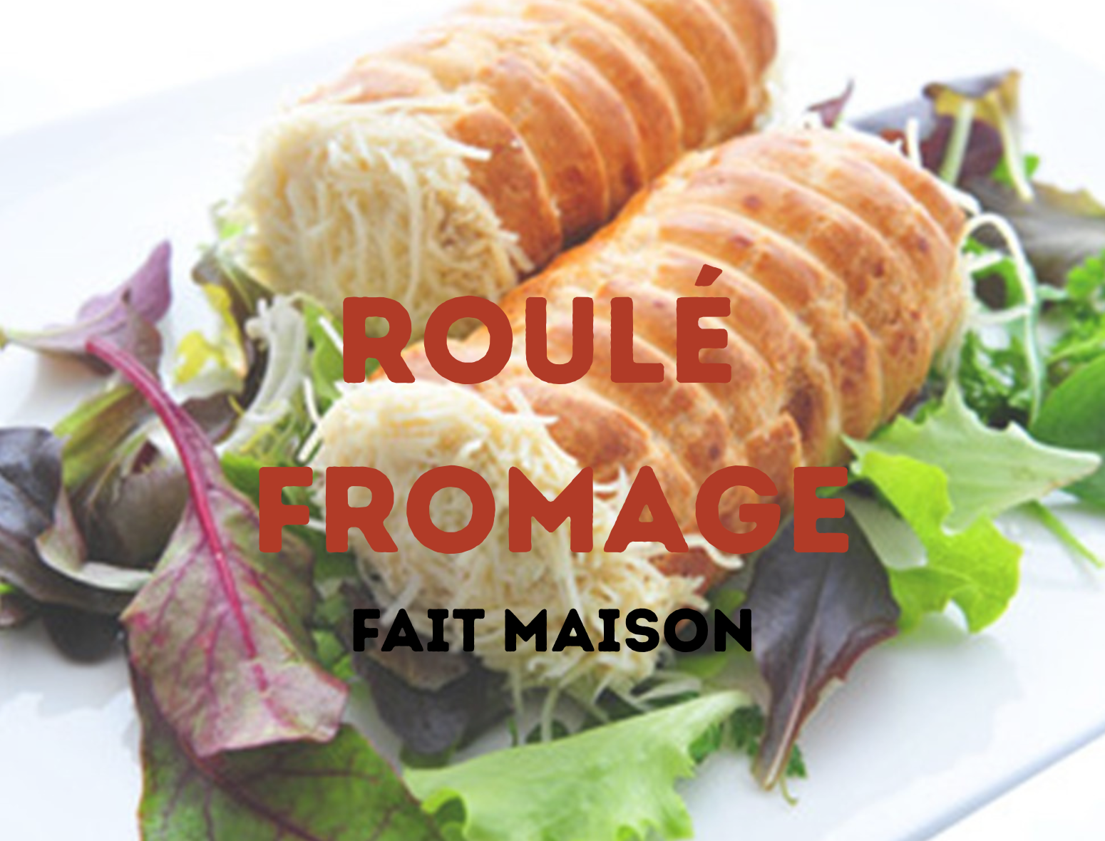 Roulé fromage fondant crémeux