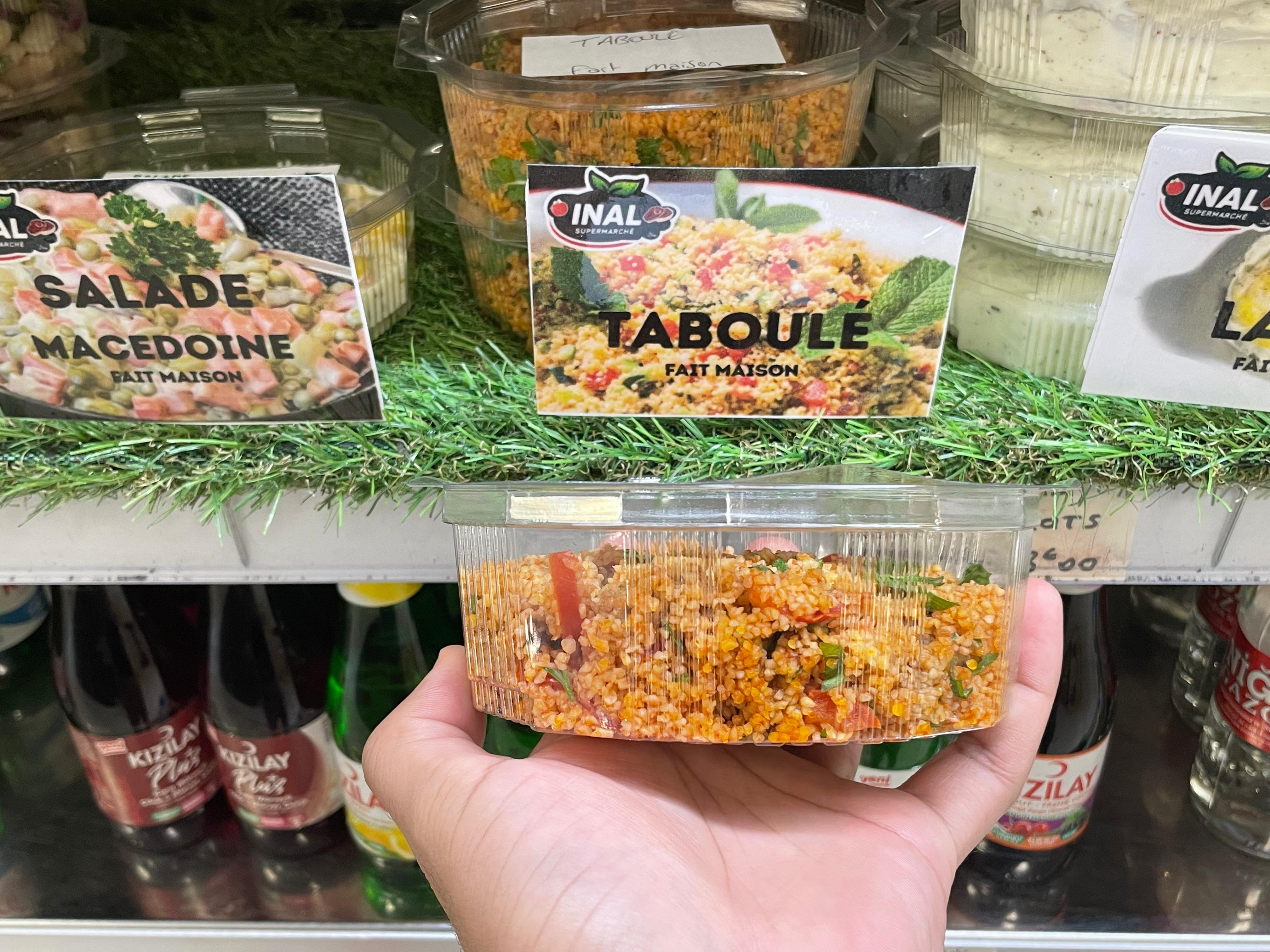 Taboulé persil menthe levant