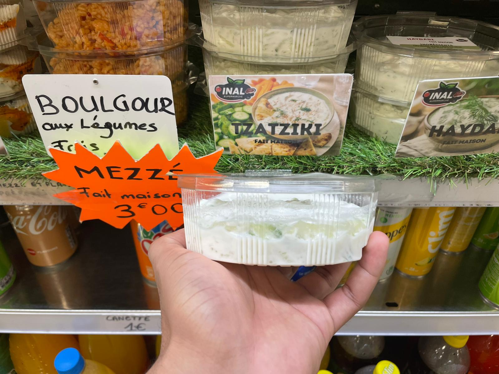 Tzatziki concombre yaourt grec