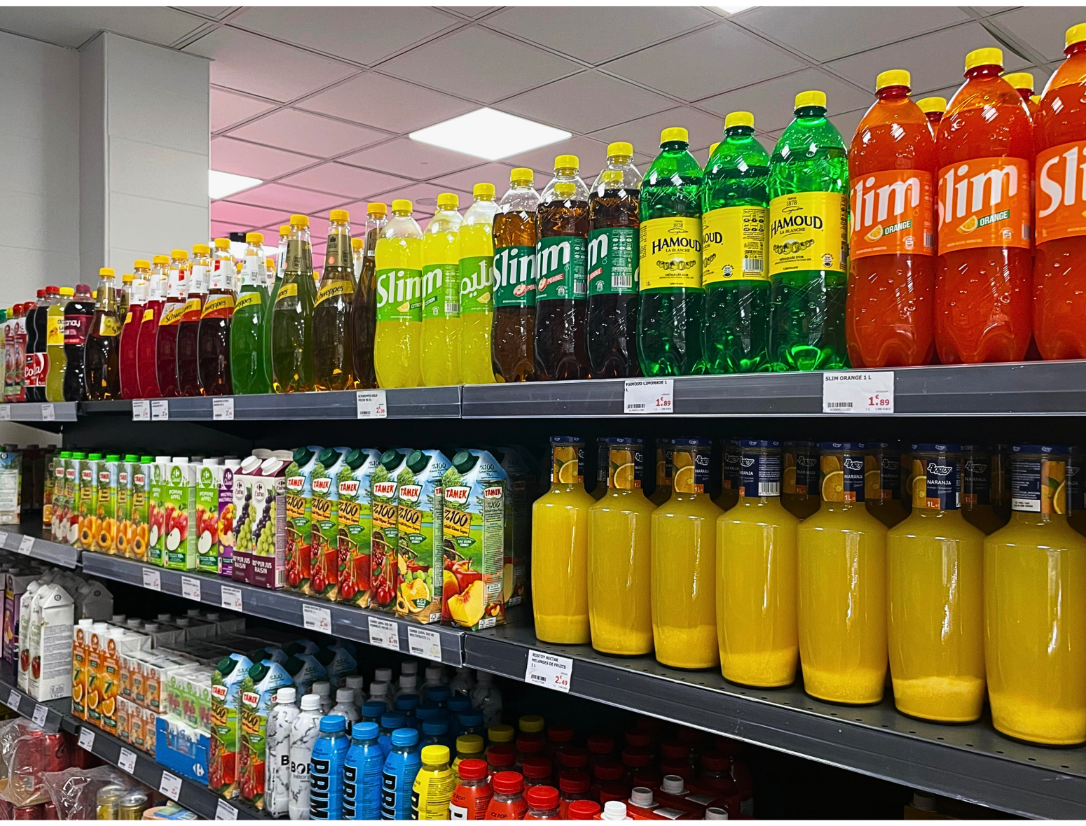 Jus Frais et Nectars Exotiques