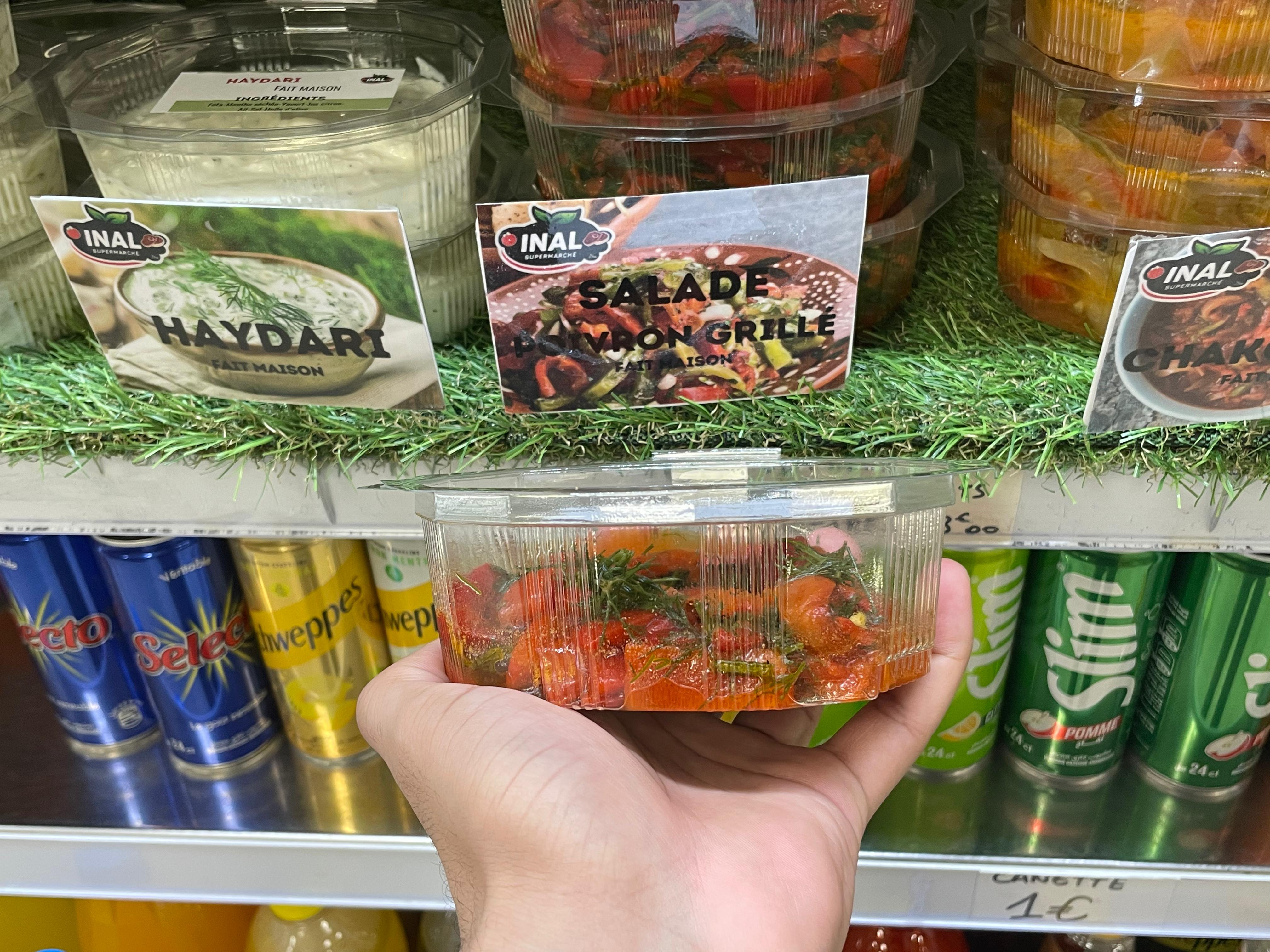 Poivrons grillés charbon fumés